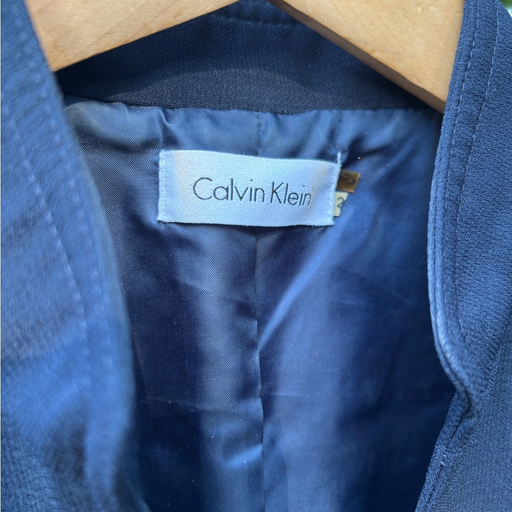 Calvin Klein Charcoal Button-Down Midi Dress - Picture 3 of 3
